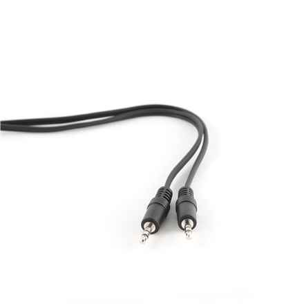 Câble audio Gembird 1,2 m, 3,5 mm/3,5 mm, M/M, noir
