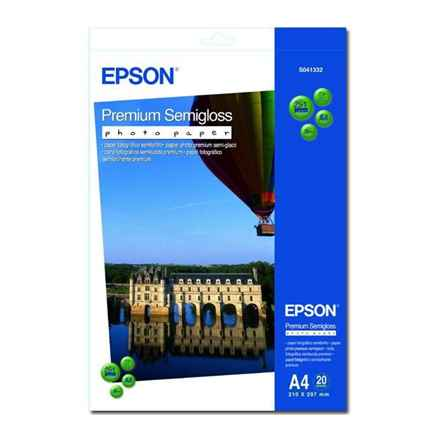 Premium Semigloss Photo Paper, DIN A4, 251g/m², 20 Sheets | A4