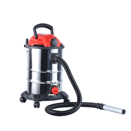 Camry  aspirateur industriel professionnel  cr 7045  avec sac  aspiration eau  puissance 3400 w  capacité poussière 25 l  rouge/argent