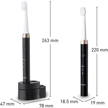 PANASONIC EW-DM81-K503 toothbrush sonic vibration with 31000 Black