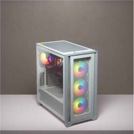 Boîtier intermédiaire en verre trempé corsair icue 4000x - clicktofournisseur.com