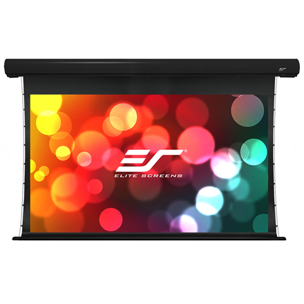 ELITE SCREENS plátno elektrické motorové 120" (305cm)/ 16:9/149,6×265,7cm/ hliníkový case černý/10" drop/MaxWhite FG