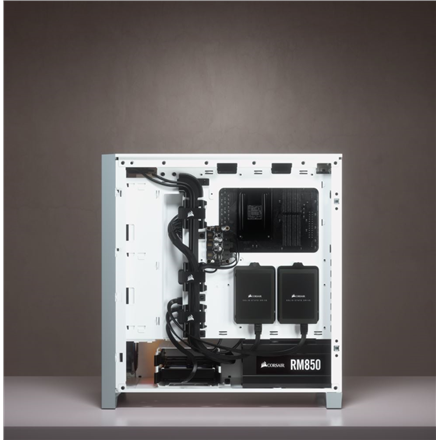 Boîtier intermédiaire en verre trempé corsair icue 4000x - clicktofournisseur.com