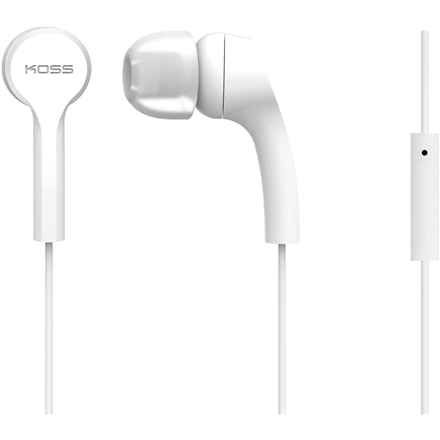 Koss | Casque audio | KEB9iW | Filaire | Intra-auriculaire | Microphone | Blanc