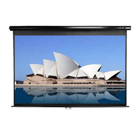 Écran enrouleur ELITE SCREENS 100" (254 cm)/ 16:9/ 124,5 × 221 cm/ gain 1,1/ boîtier noir