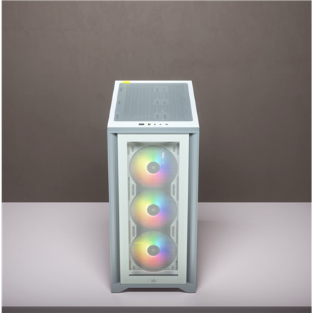 Boîtier intermédiaire en verre trempé corsair icue 4000x - clicktofournisseur.com