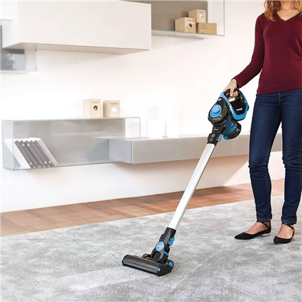 Polti  aspirateur  pbeu0112 forzaspira slim sr100  sans fil  balai et balai à main  219 v  autonomie max. 50 min  bleu