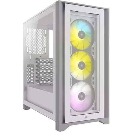 Boîtier intermédiaire en verre trempé corsair icue 4000x - clicktofournisseur.com