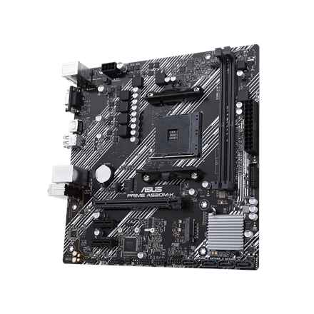 Asus | PRIME A520M-K | Famille de processeurs AMD | Socket de processeur AM4 | DDR4 | Emplacements mémoire : 2 | Interfaces de disque dur prises en charge : M.2, SATA | Nombre de connecteurs SATA : 4 | Chipset AMD A | Micro ATX