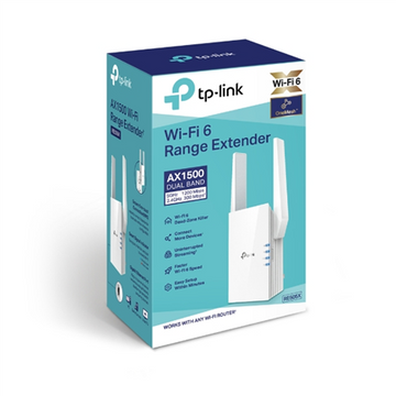 Tp-link  extendeur  re505x  802.11ax  24 ghz/5 ghz  300+1200 mbit/s  10/100/1000 mbit/s  ports ethernet lan rj-45 1  mu-mimo non  pas de poe  type d'antenne 2xexterne