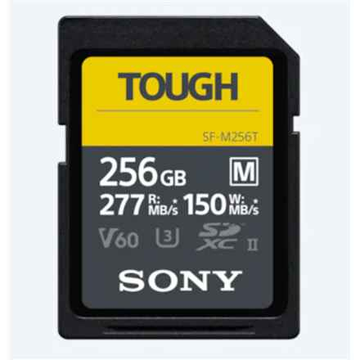 Sony | Carte mémoire Tough | UHS-II | 256 Go | SDXC | Mémoire flash classe 10
