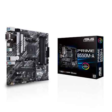 Carte mère ASUS PRIME B550M-A avec socket AM4 micro ATX AMD B550
