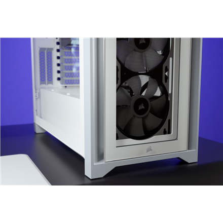 Boîtier intermédiaire en verre trempé corsair icue 4000x - clicktofournisseur.com