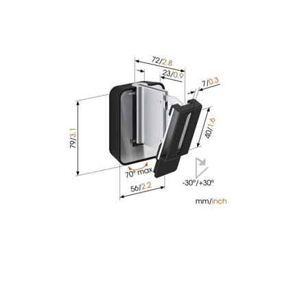 Vogels | Support d'enceinte | Rotation, inclinaison | Blanc