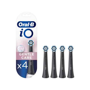 Têtes de rechange pour brosse à dents ORAL-B iO Gentle Care noires