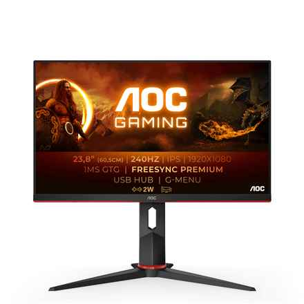 Moniteur AOC 23,8" 24G2ZU/BK