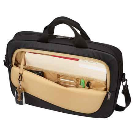 SAC CASE LOGIC, pour ordinateur portable de max. 15,6 pouces, 1 compartiment, 2 poches avant, polyester, noir, « PROPA-116 BLACK » 3204527