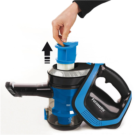 Polti  aspirateur  pbeu0112 forzaspira slim sr100  sans fil  balai et balai à main  219 v  autonomie max. 50 min  bleu