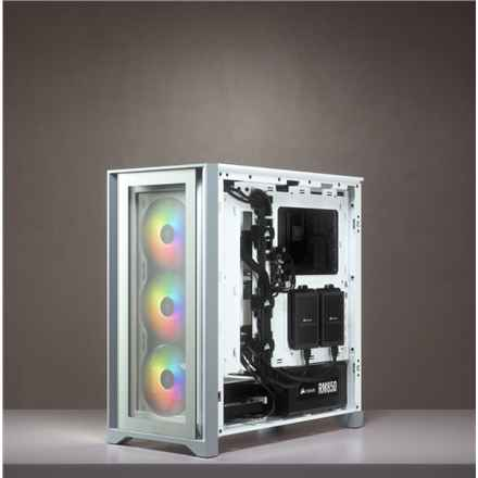 Boîtier intermédiaire en verre trempé corsair icue 4000x - clicktofournisseur.com