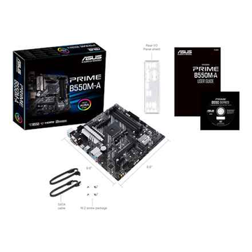 Carte mère ASUS PRIME B550M-A avec socket AM4 micro ATX AMD B550