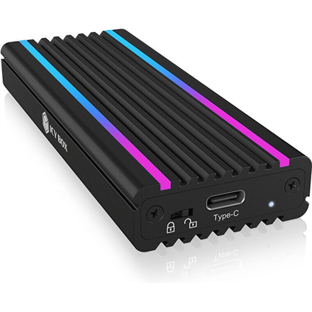 Raidsonic  icy box  boîtier ib-1824ml-c31 pour 1x nvme