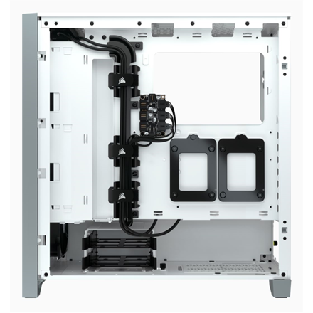 Boîtier intermédiaire en verre trempé corsair icue 4000x - clicktofournisseur.com