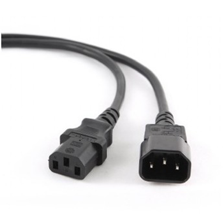 Câble d'alimentation Gembird PC-189 Coupleur C14 noir