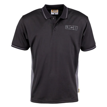 Jcb trade black/grey polo