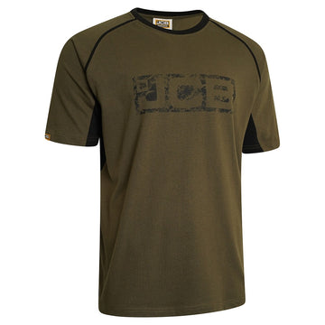 Jcb trade tshirt olive/black