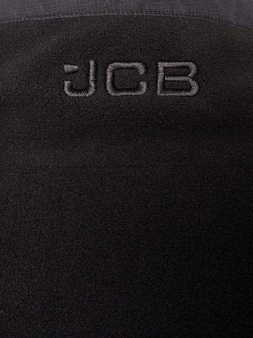 Jcb trade heavyweight 1/4 zip black tech fleece