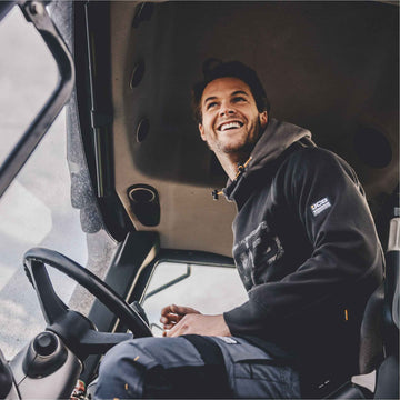 JCB HORTON HOODIE BLACK/GREY