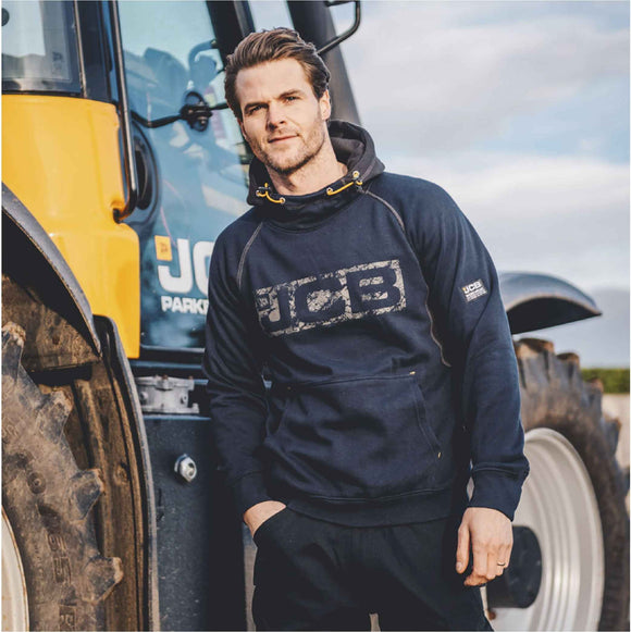 JCB HORTON HOODIE NAVY/BLACK