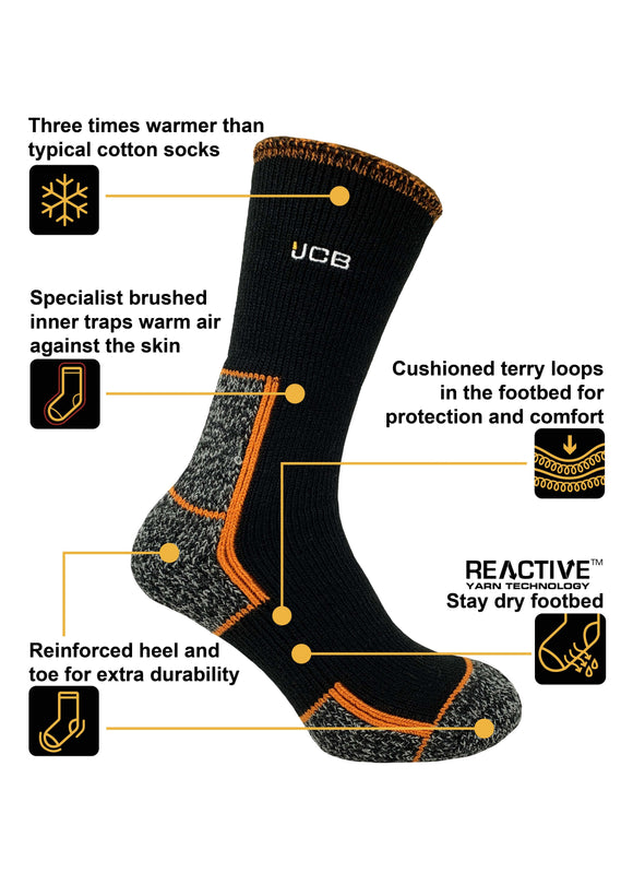 1pk midweight thermasock