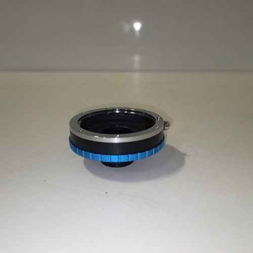 Ecost customer return Fotodiox Pro Lens Mount Adapter with Builtin DeClicked Aperture Iri