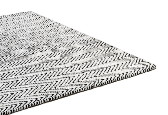 Tapis coton chenille et jute arrow