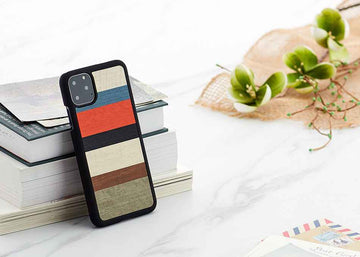 Coque pour smartphone MAN&WOOD iPhone 11 Pro Max Corallina noir