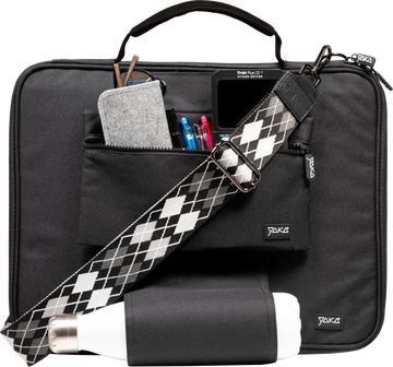 Sac Ordinateur - 13.3 pouces - Noir avec patte EasyFix Révolutionnaire