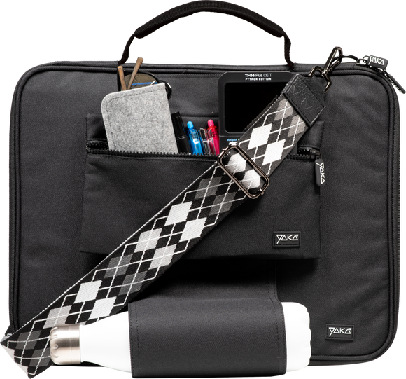 Sac Ordinateur - 13.3 pouces - Noir avec patte EasyFix Révolutionnaire