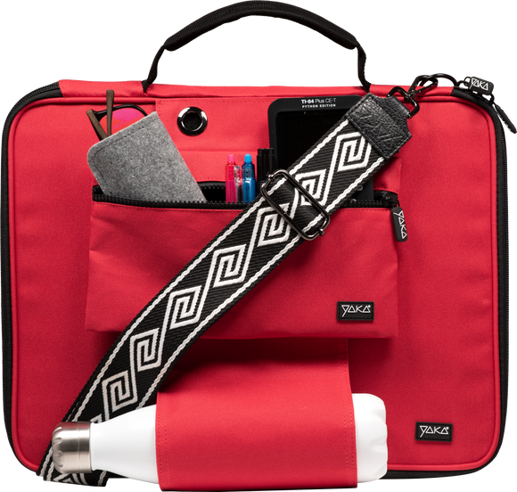 Sac Ordinateur - 13.3 pouces - Rouge avec patte EasyFix Révolutionnaire