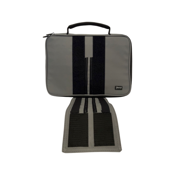 Sac Ordinateur - 13.3 pouces - Gris Foncé avec patte EasyFix Révolutionnaire