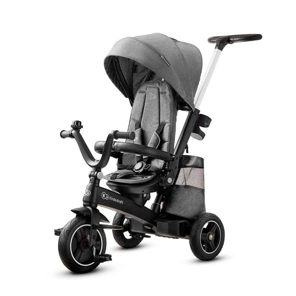 Tricycle KINDERKRAFT EASYTWIST, gris, KKRETWIGRY0000