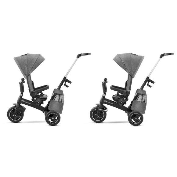 Tricycle KINDERKRAFT EASYTWIST, gris, KKRETWIGRY0000