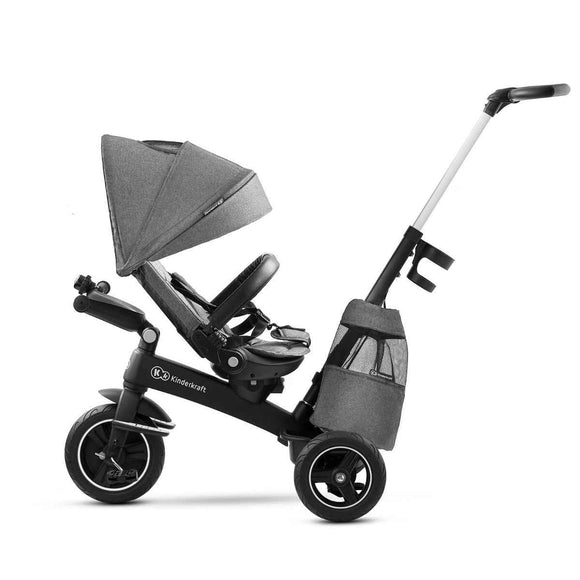 Tricycle KINDERKRAFT EASYTWIST, gris, KKRETWIGRY0000