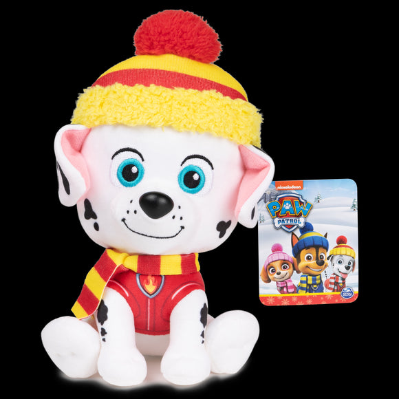 Peluche d'hiver pat'patrouille marshallm 15 cm