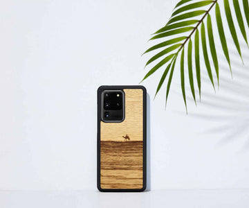 Coque MAN&WOOD pour Galaxy S20 Ultra noir terra