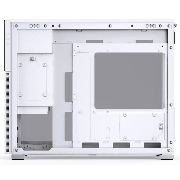 Boîtier Jonsbo D31 Micro-ATX en verre trempé blanc