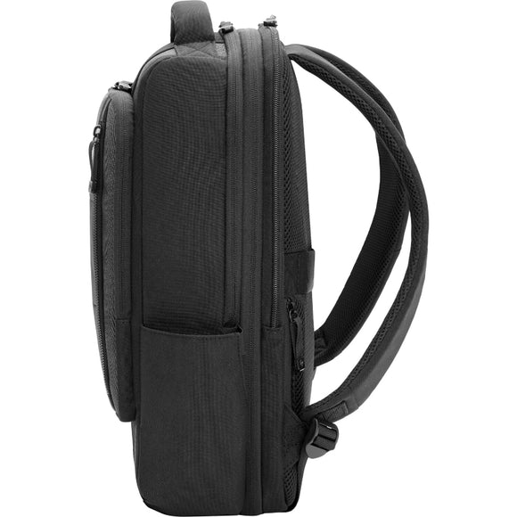 Sac à dos HP Executive 16, résistant à l'eau, extensible, câble USB-C passant – Noir, gris