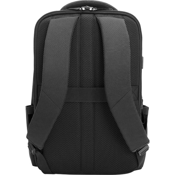 Sac à dos HP Executive 16, résistant à l'eau, extensible, câble USB-C passant – Noir, gris