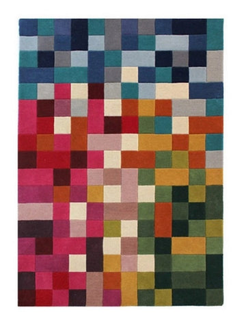 Tapis de salon en laine fait main LUTECE - Novatrend