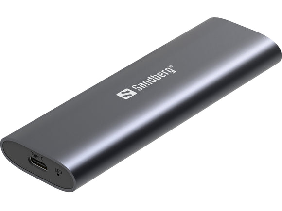 Boîtier usb 3.2 sandberg pour ssd m.2+nvme